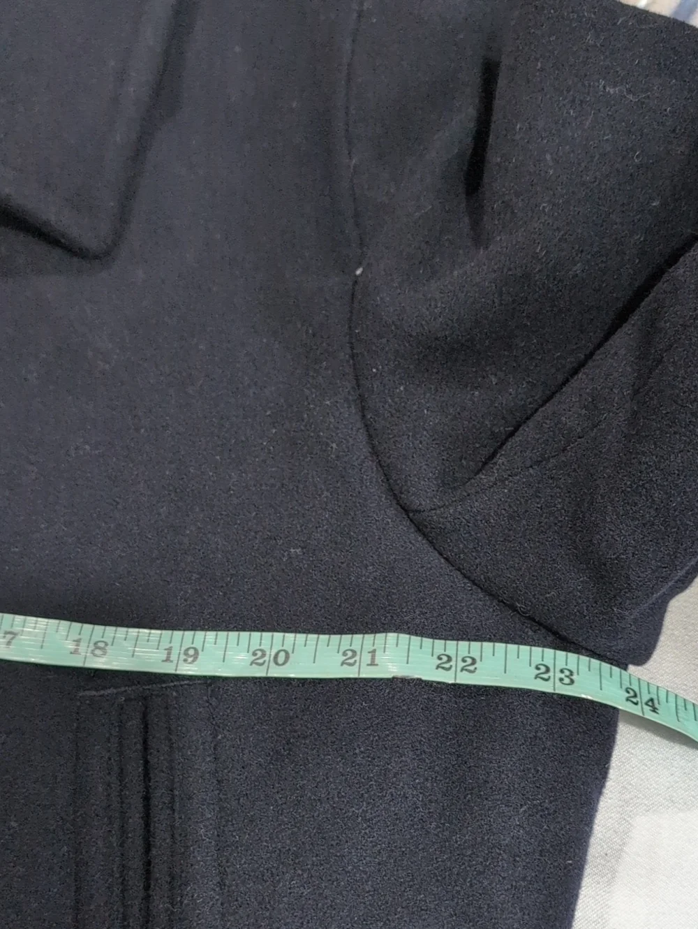 J Crew Dock peacoat in wool blend with PrimaLoft® CO038 Size L NWT Navy